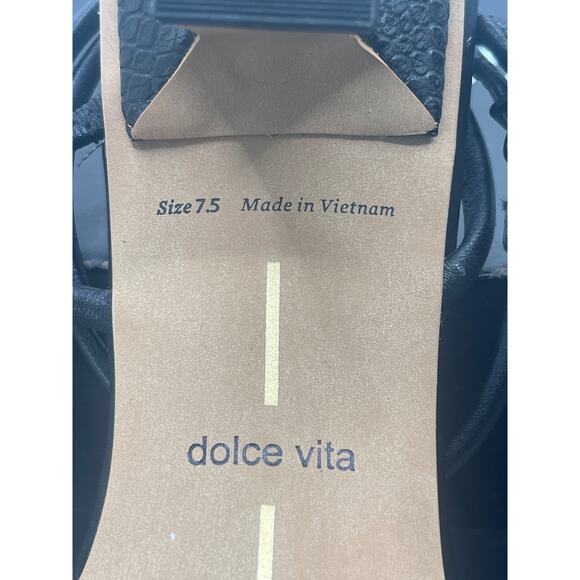 Size 7.5 Wide - Dolce Vita Bev Wide - Black main image 10
